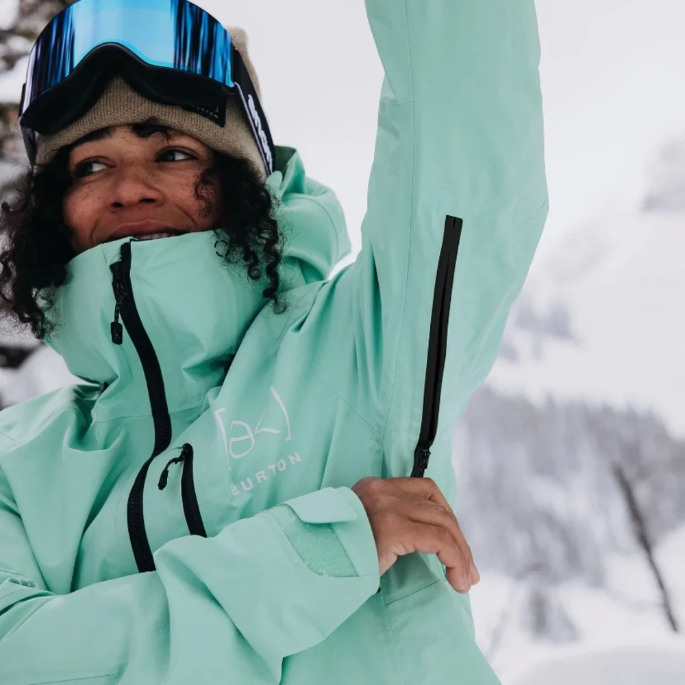 Women's Burton [ak]® Upshift GORE-TEX 2L Jacket in Powder Mint - Picture 8 of 16